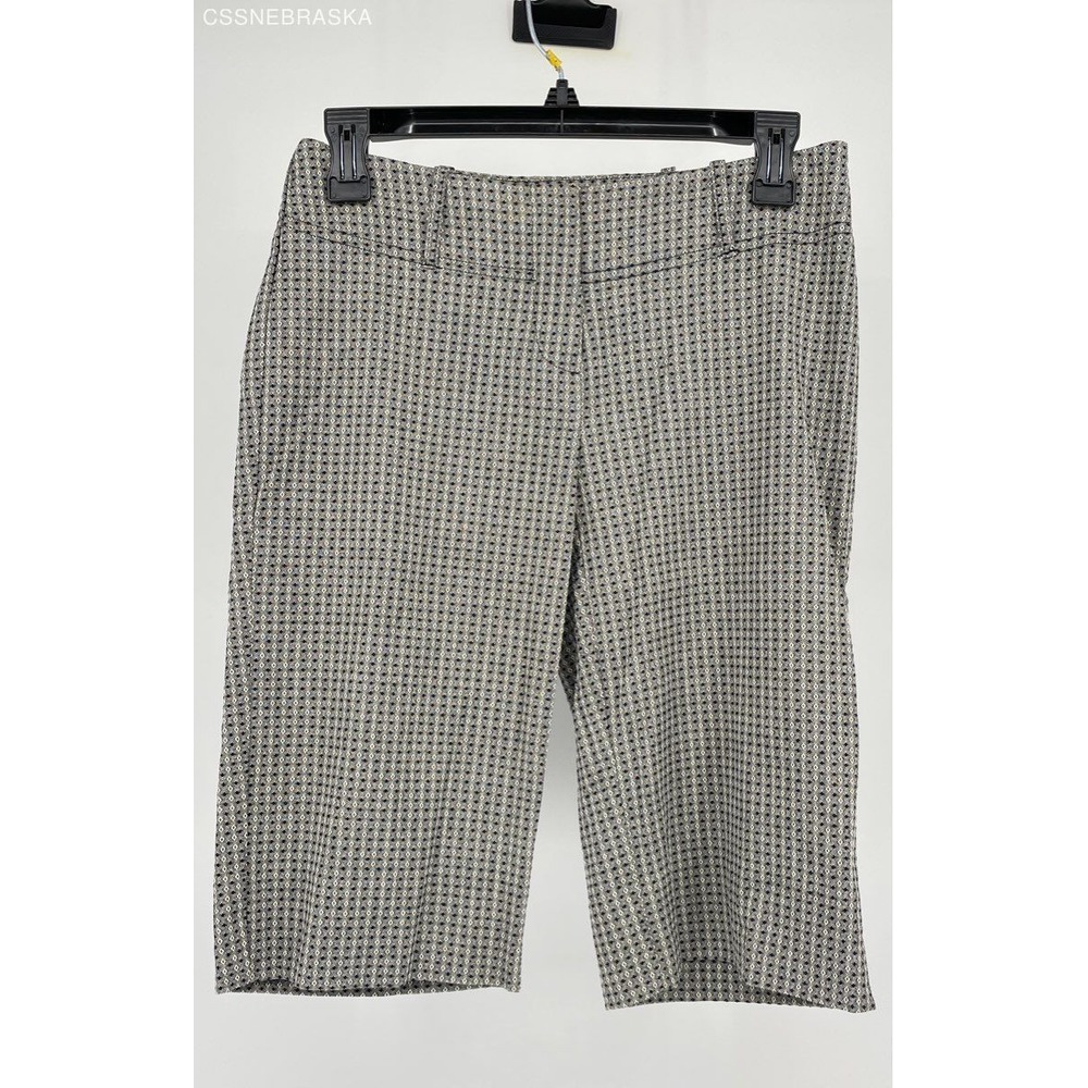 White House Black Market Black White Women's‎ Capri Dress Pants - Size 0